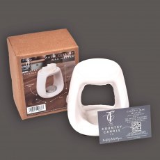 Country Candle Co Ceramic Wax Melter White Country Candle Co Ceramic Wax Melter White