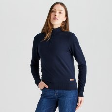 Ridgeline Melford 1/4 Zip Knitted Jumper Navy Ridgeline Melford 1/4 Zip Knitted Jumper Navy