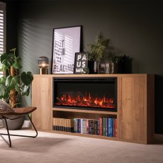 FireFX Venezia Oak Effect Stove Media Suite FireFX Venezia Oak Effect Stove Media Suite