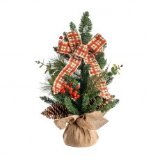 Tartan Natural Tree 60cm