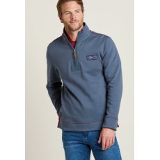 Brakeburn 1/4 Zip Sweatshirt Blue