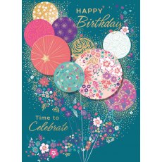 Decoupage Birthday Balloons Card