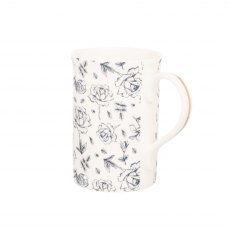 Siip Fluted Floral Mug