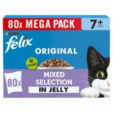 Felix Mixed Selection In Jelly Cat Food 85g x 80