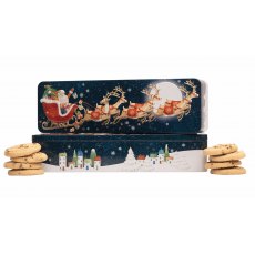 Christmas Chocolate Chip Biscuit Sleigh Tin 225g