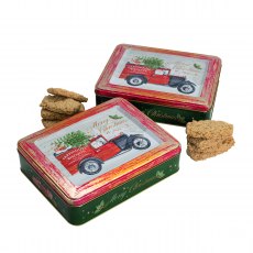 Christmas Van Oat Biscuits Tin 400g