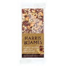 Harris & James Peanut Butter & Jelly Milk Chocolate Bar 100g