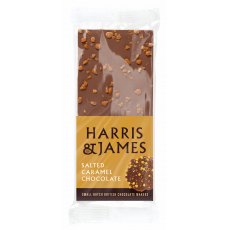 Harris & James Salted Caramel Milk Chocolate Bar 100g