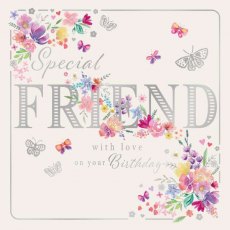 Beaux Chic Special Friend Birthday Card