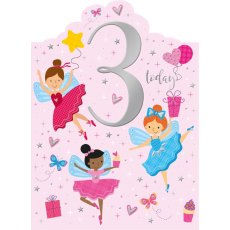 Fairies 3 Today Birthday Card