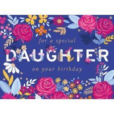 Floral Daughter Birthday Card