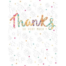 Flowers Thank You Card