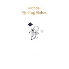 Smudge Wedding Wishes Card