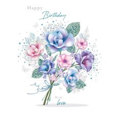 Starla Flowers Birthday Card