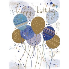 Balloons Birthday Card