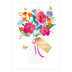 Floral Birthday Wishes Card