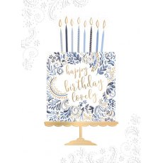 Cake & Candles Birthday Card