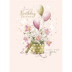 Joli Balloons Birthday Wishes Card