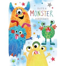 Monster Birthday Card