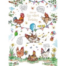 Patches Eggcellent Birthday Card