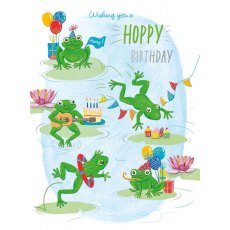 Patches Hoppy Birthday Card