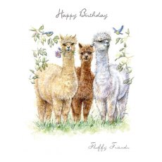 Patches Fluffy Friends Happy Birthday Card