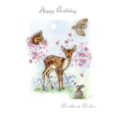 Paw Woodland Wishes Birthday Card