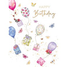 Presents & Balloons Birthday Card