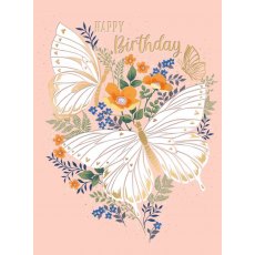 Two Butterflies Birthday Card