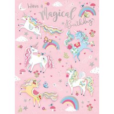 Unicorn Birthday Card