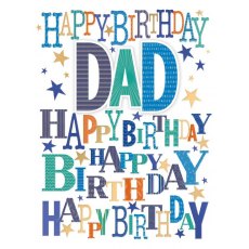 Spritz Happy Birthday Dad Card