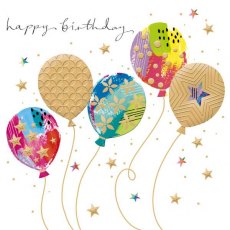 Alina Balloons Happy Birthday Card