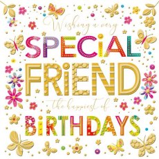 Alina Special Friend Birthday Card