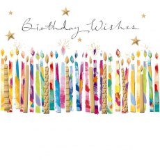 Alina Candles Birthday Card