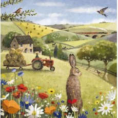 Countryside Hare Card