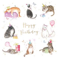 Cheri Cats Birthday Card