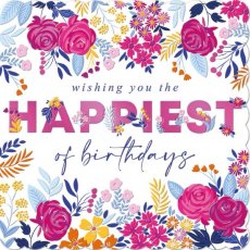 Happiest Of Birthdays Card