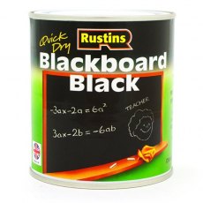 Rustins Blackboard Paint Black 500ml