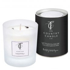 Country Candle Co Pastels Vetiver & Musk Glass Candle