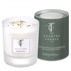 Country Candle Co Pastels Eucalyptus & Verbena Glass Candle