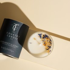 Country Candle Co Pastels Bergamot & Honey Glass Candle