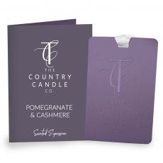Country Candle Co Scented Expressions Pomegranate & Cashmere Fragrance Card