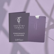 Country Candle Co Scented Expressions Pomegranate & Cashmere Fragrance Card