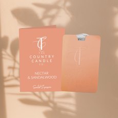 Country Candle Co Scented Expressions Nectar & Sandalwood Fragrance Card