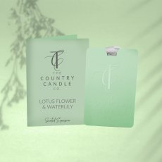 Country Candle Co Scented Expressions Lotus & Waterlily Fragrance Card