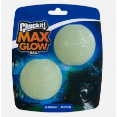 Chuckit! Max Glow Balls Medium (2Pk)