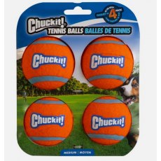 Chuckit! Tennis Ball 4 Pack Medium
