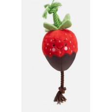 House of Paws Chocolate Dipped Strawberry Plush Toy