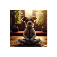 Yoga Animals Square Calendar