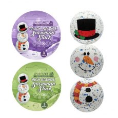 Sportspet Bounce Snowman Ball 3 Pack